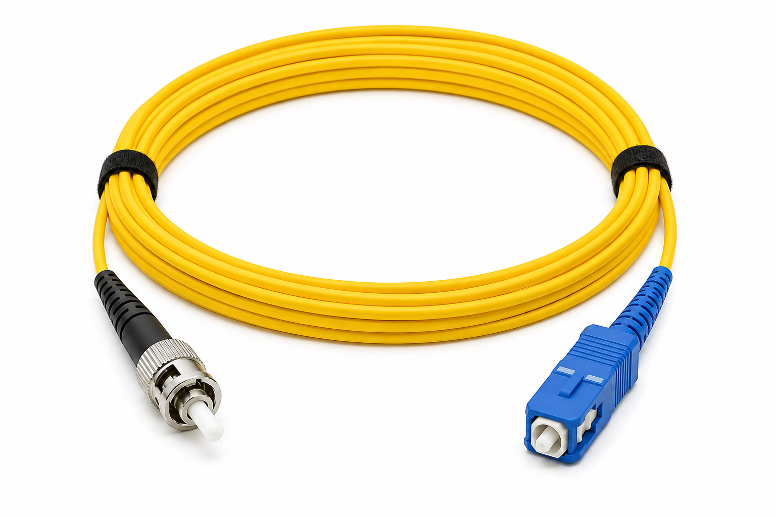 Fiber Optic Patch Cord Simplex ST UPC to SC UPC